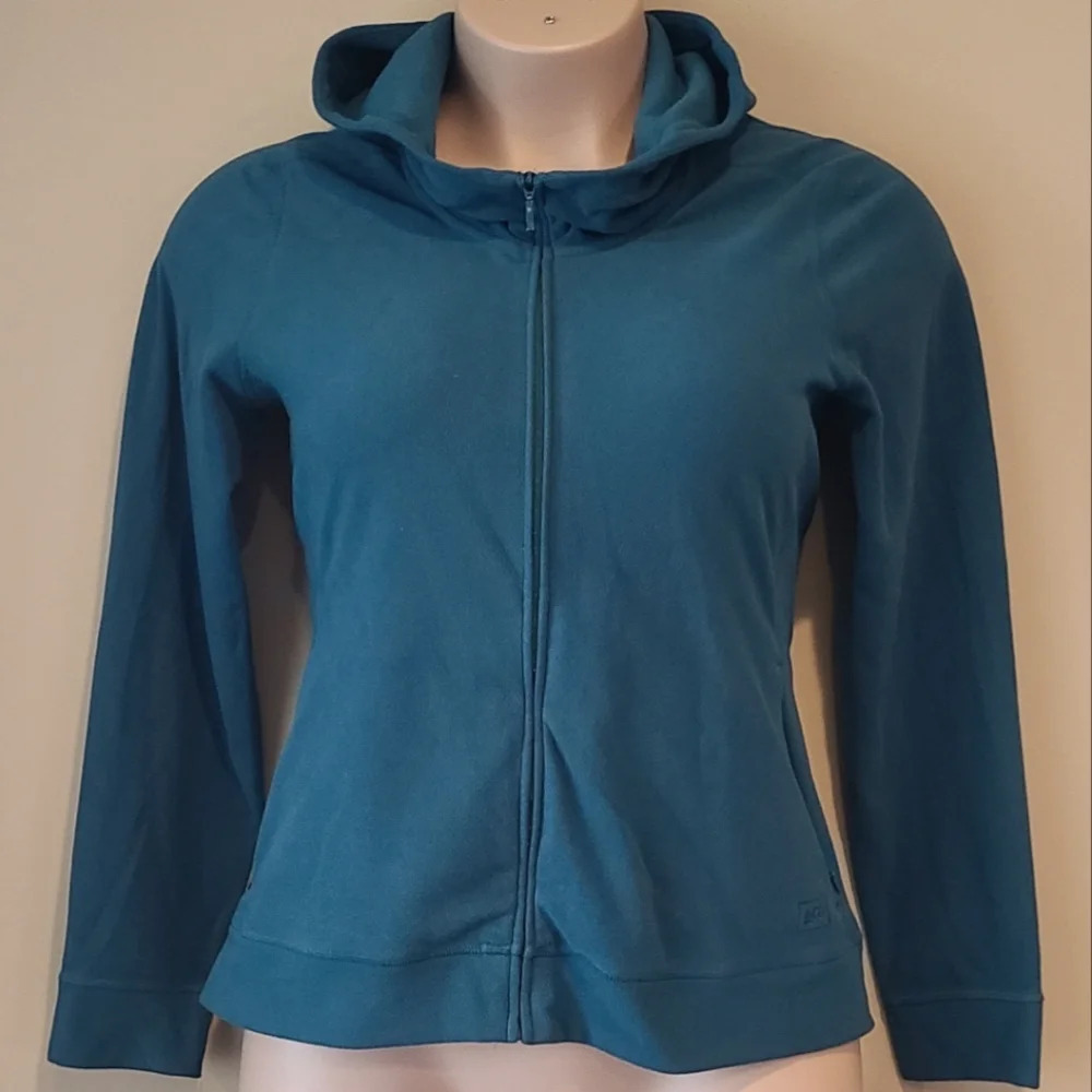 Rei blue fleeces jacket full zip women's Size M hooded - Picture 3 of 12